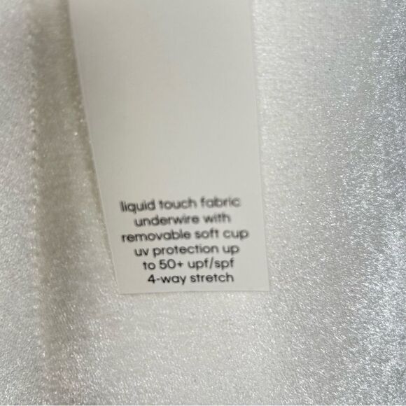 Calvin Klein Swimwear Twist Front Padded Underwire Bikini Top Black L NWT $68 - Picture 7 of 9